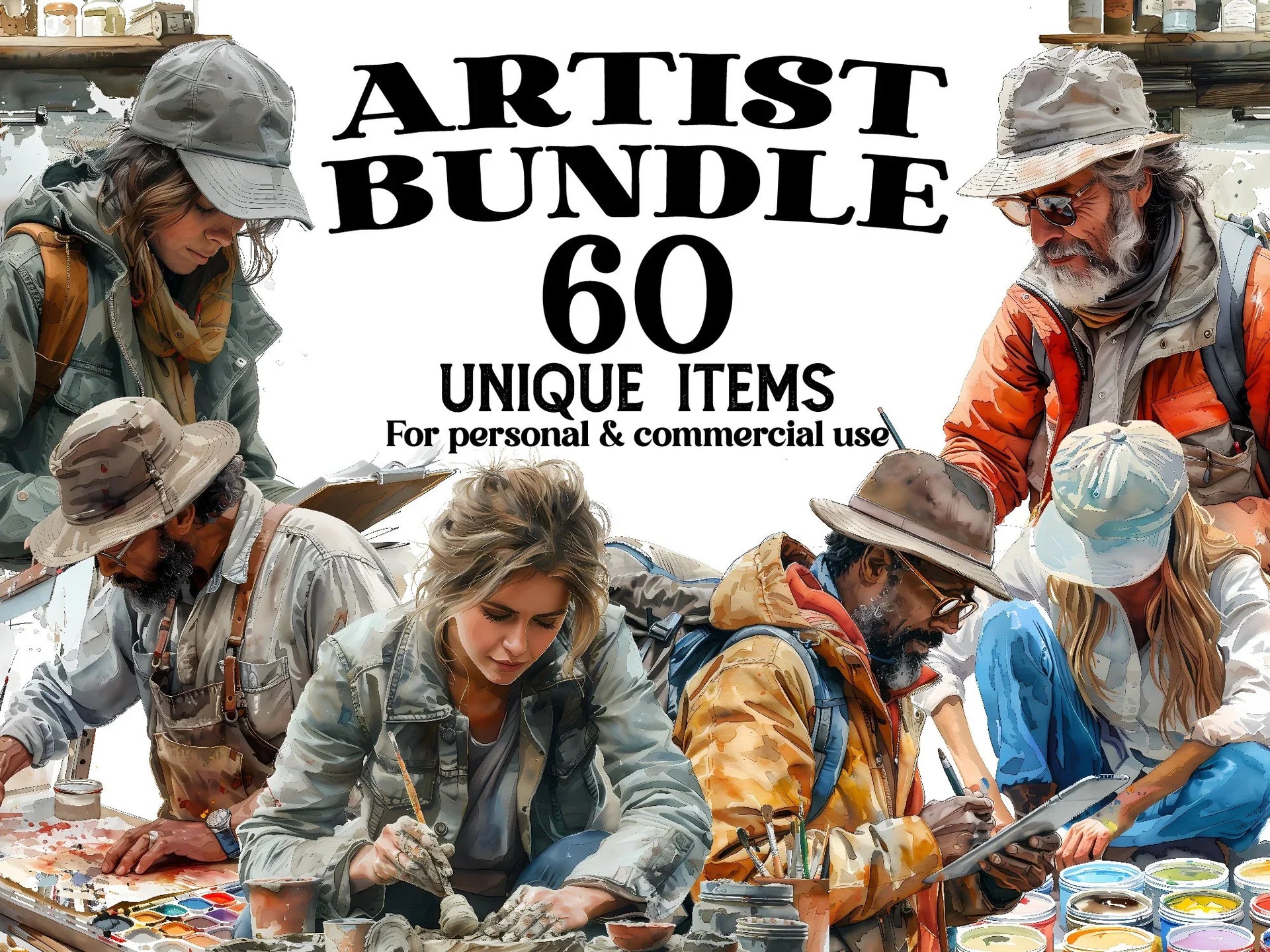 Art Nouveau Junk Journal Pages