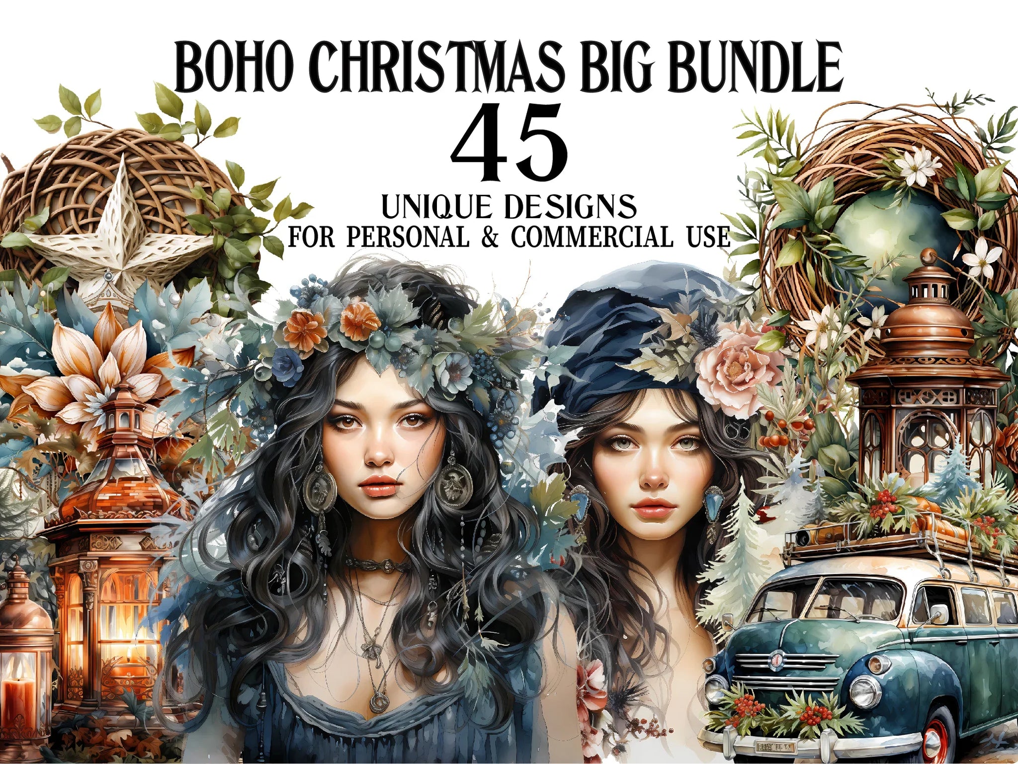 Art Nouveau Junk Journal Pages