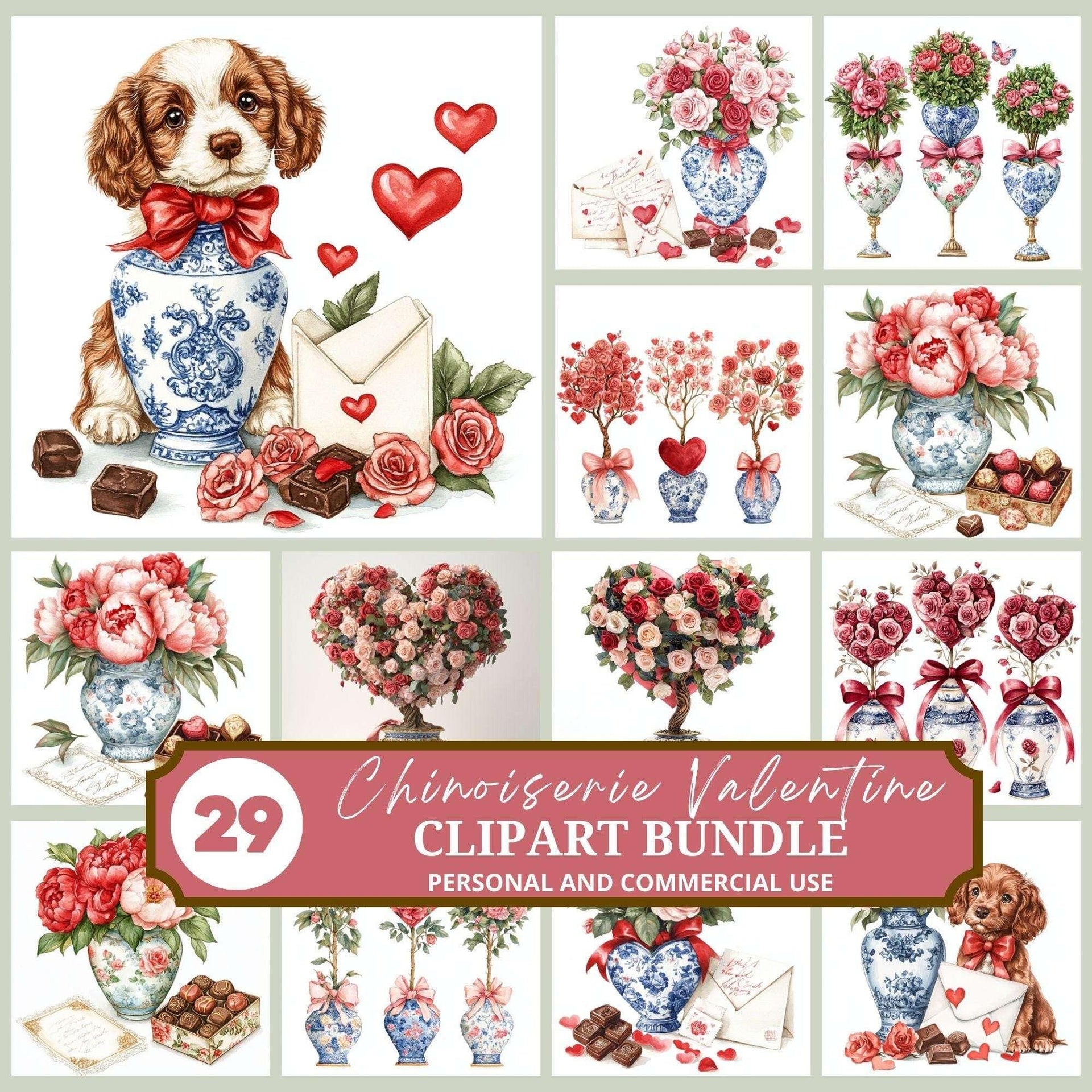 Art Nouveau Junk Journal Pages