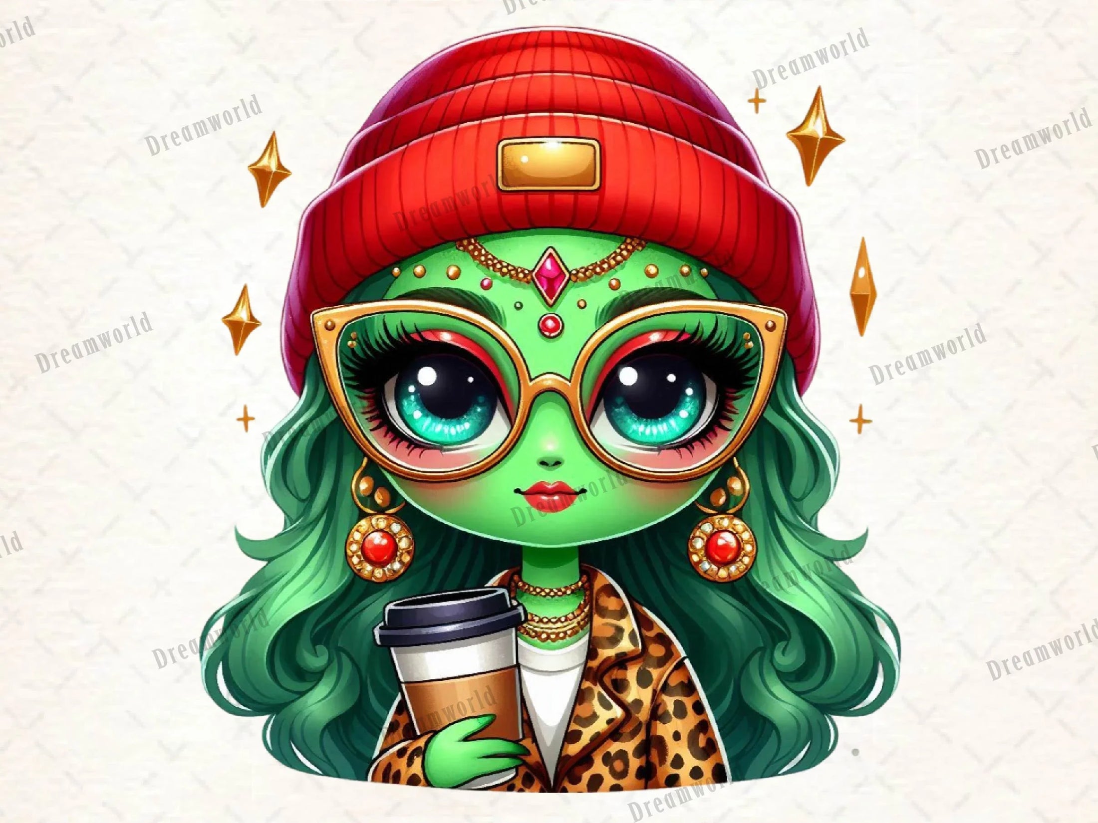 Art Nouveau Junk Journal Pages