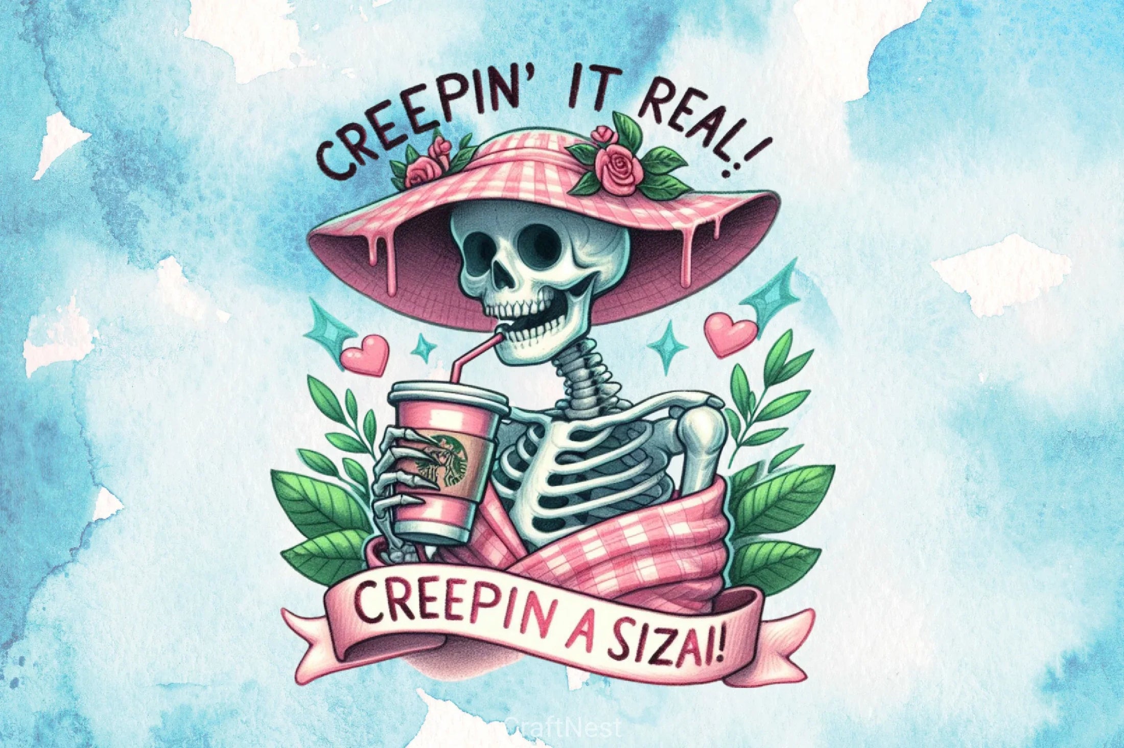 Art Nouveau Junk Journal Pages