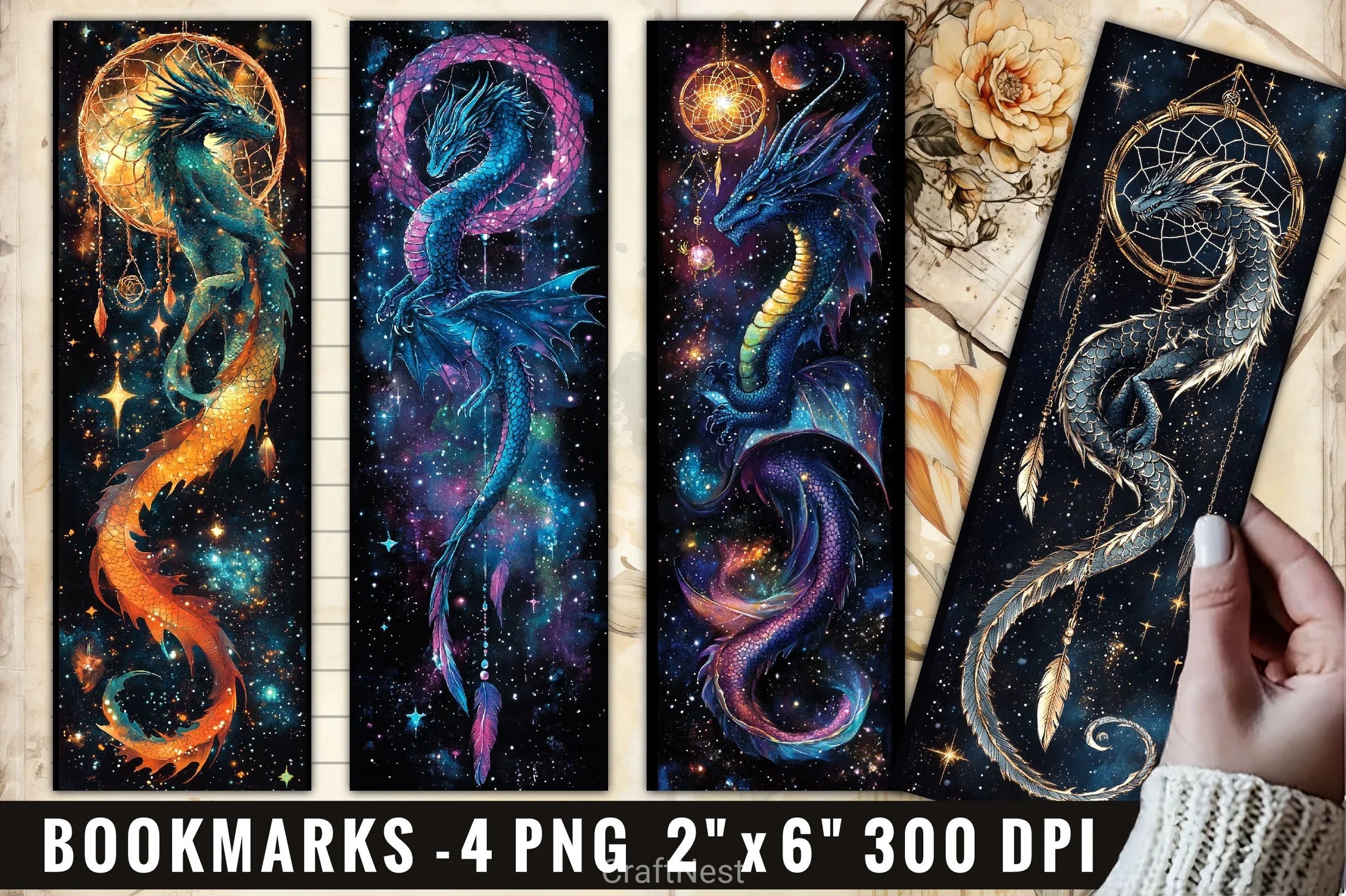 Art Nouveau Junk Journal Pages