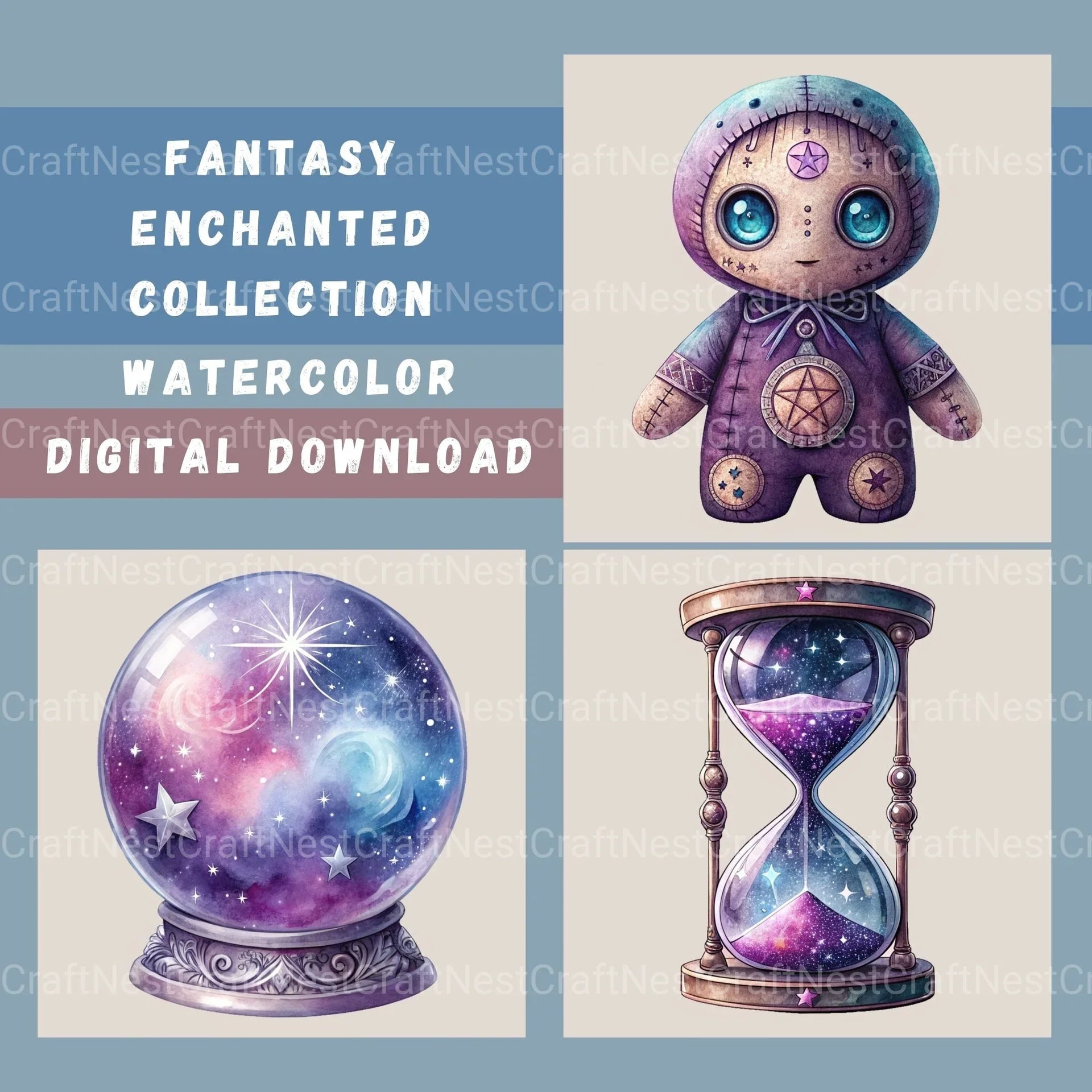 Art Nouveau Junk Journal Pages