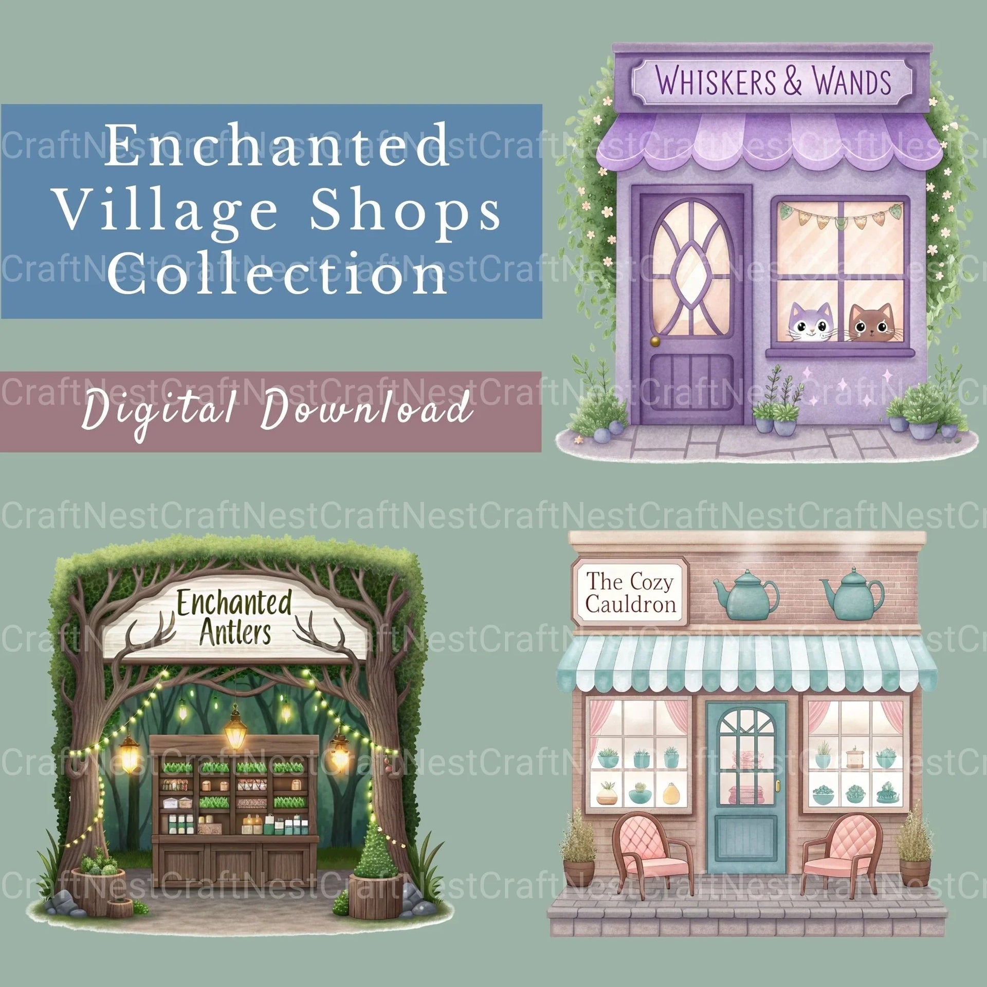 Art Nouveau Junk Journal Pages