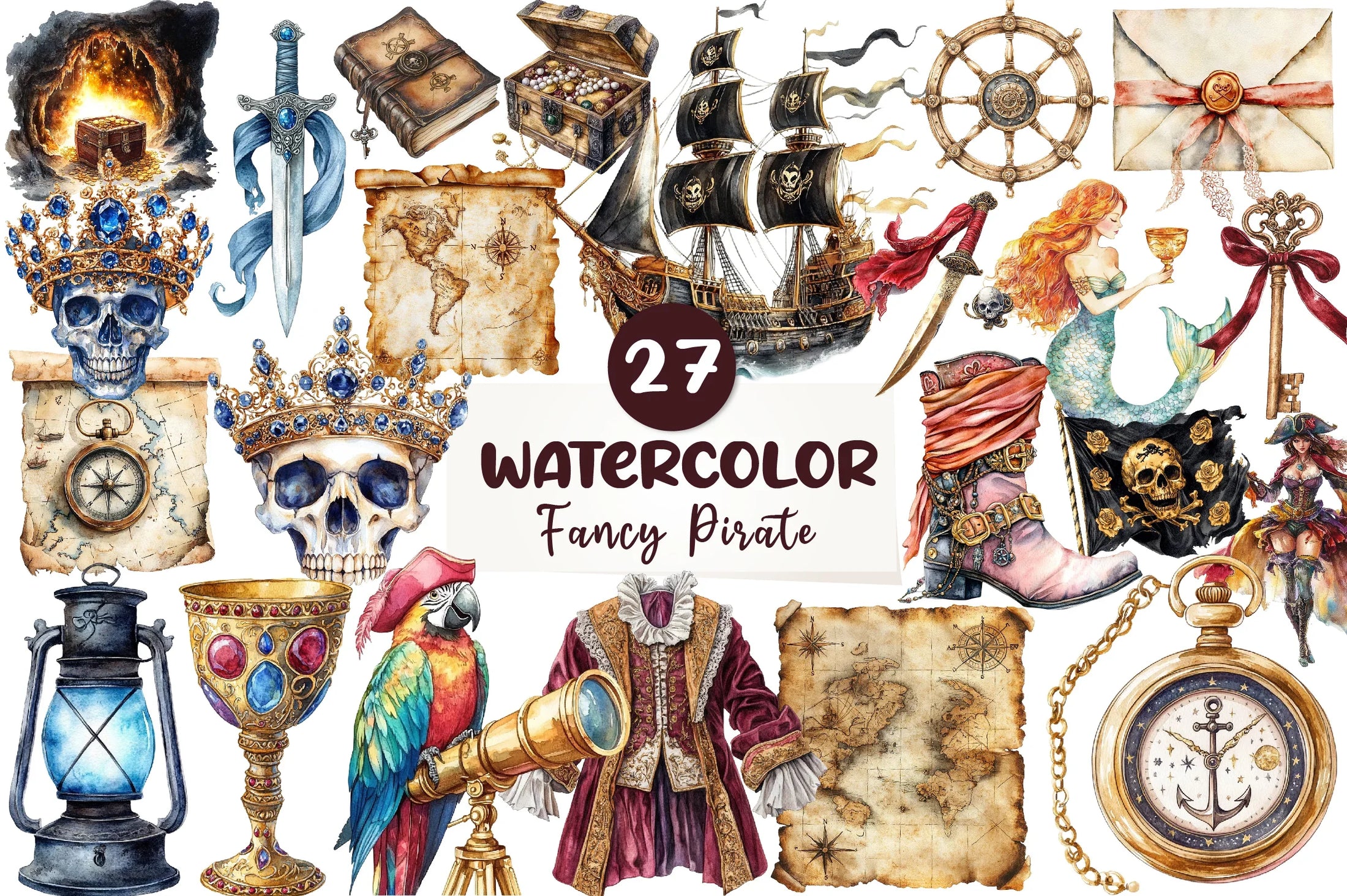 Art Nouveau Junk Journal Pages