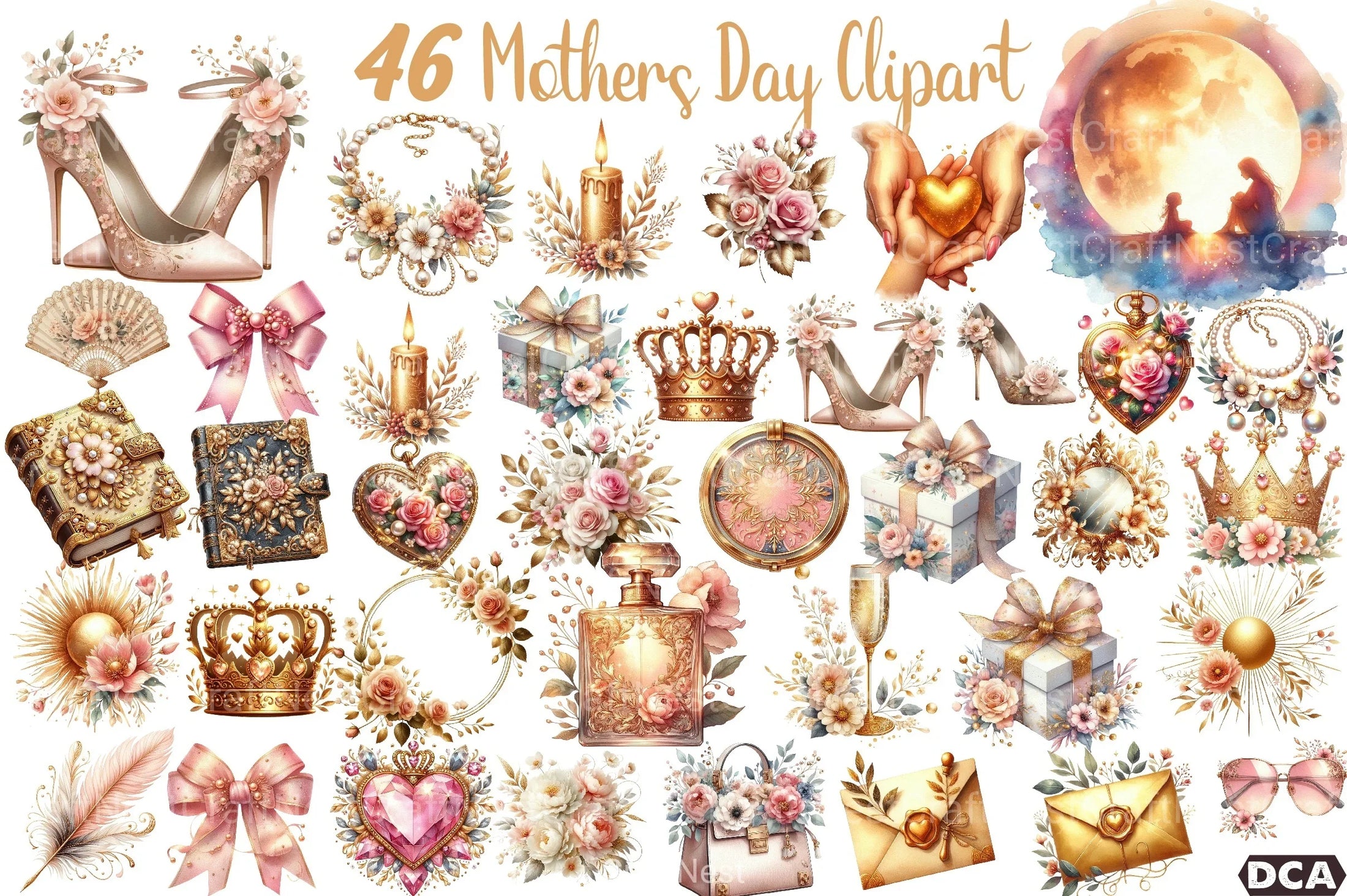 Art Nouveau Junk Journal Pages