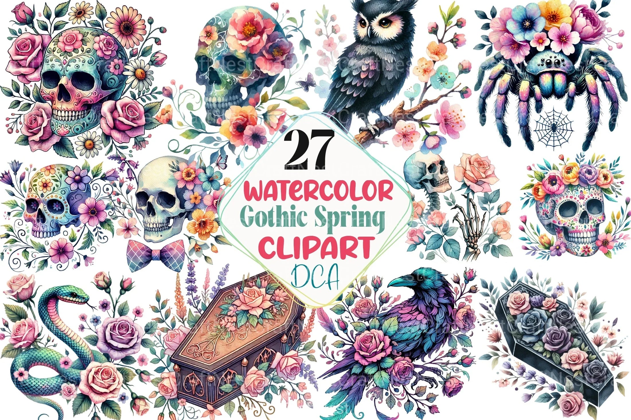 Art Nouveau Junk Journal Pages