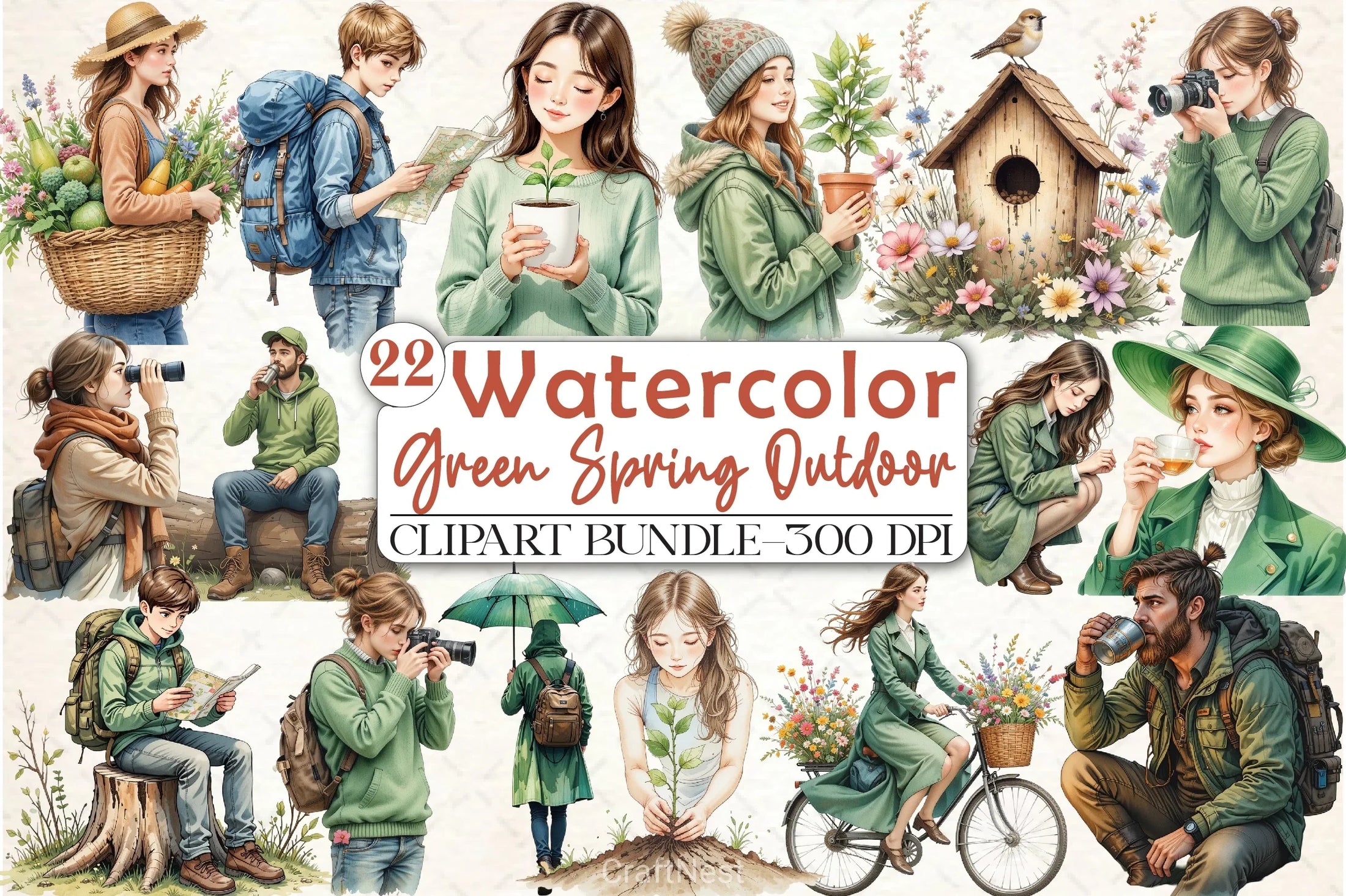 Art Nouveau Junk Journal Pages