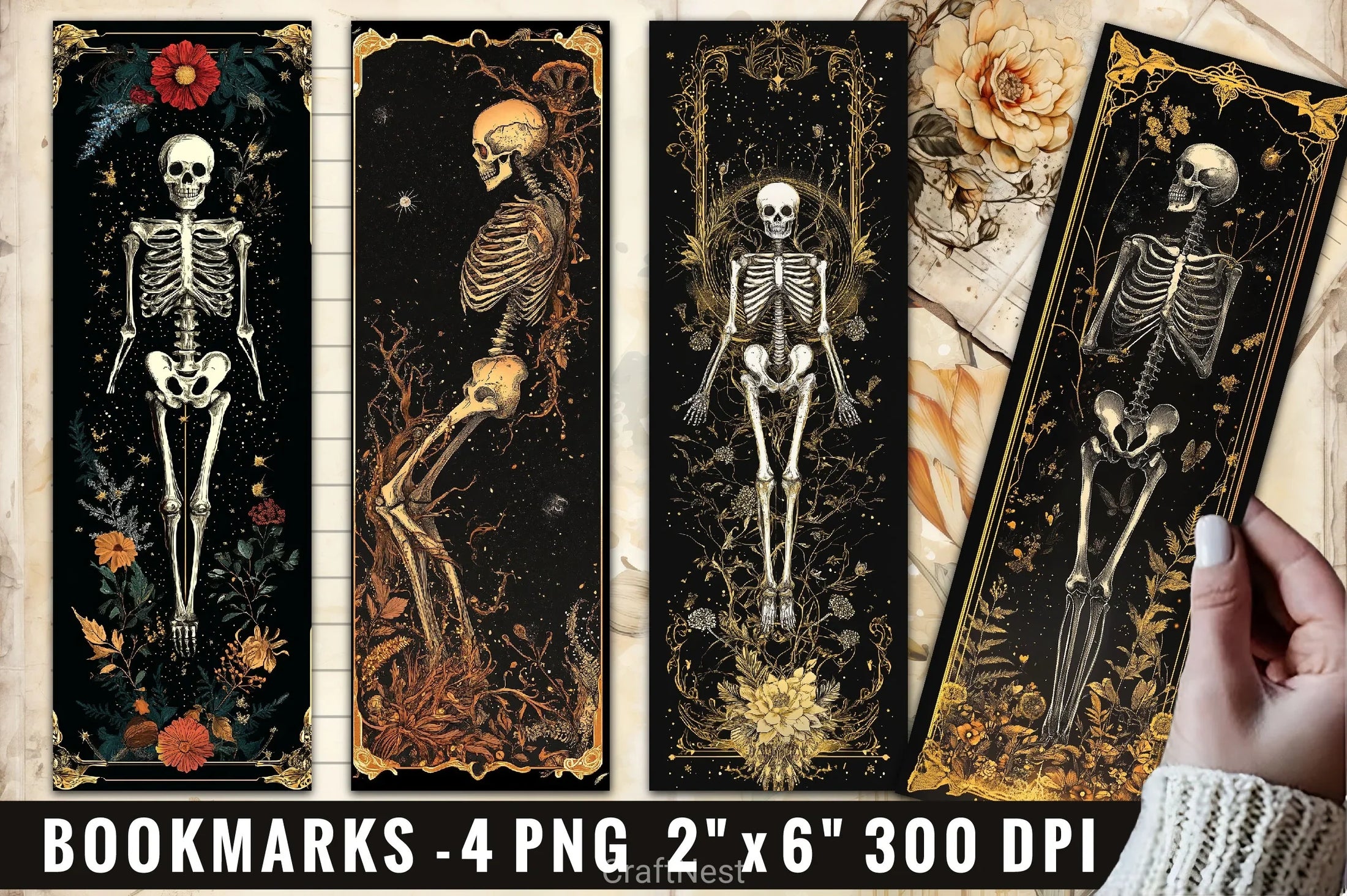 Art Nouveau Junk Journal Pages