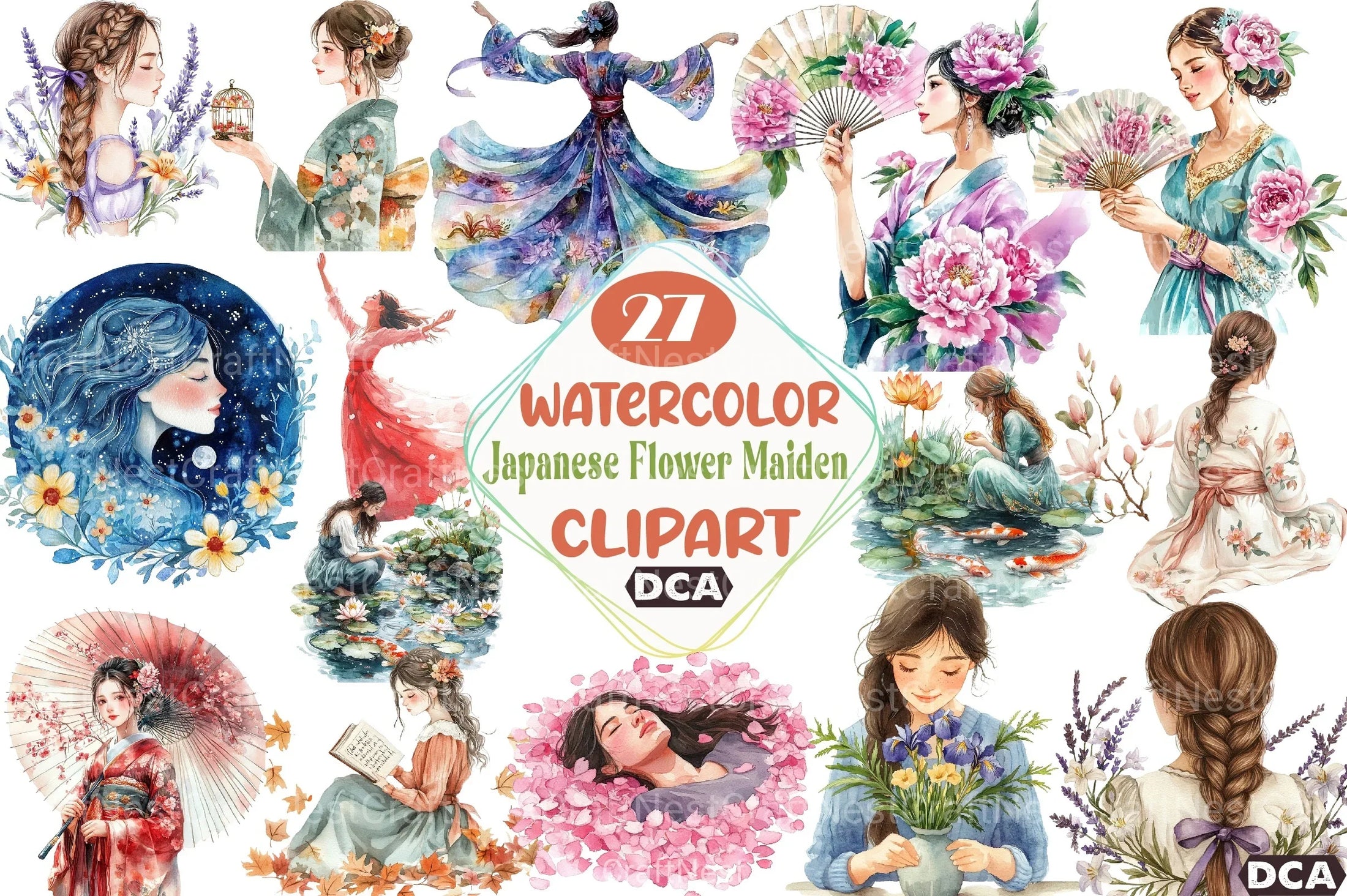 Art Nouveau Junk Journal Pages