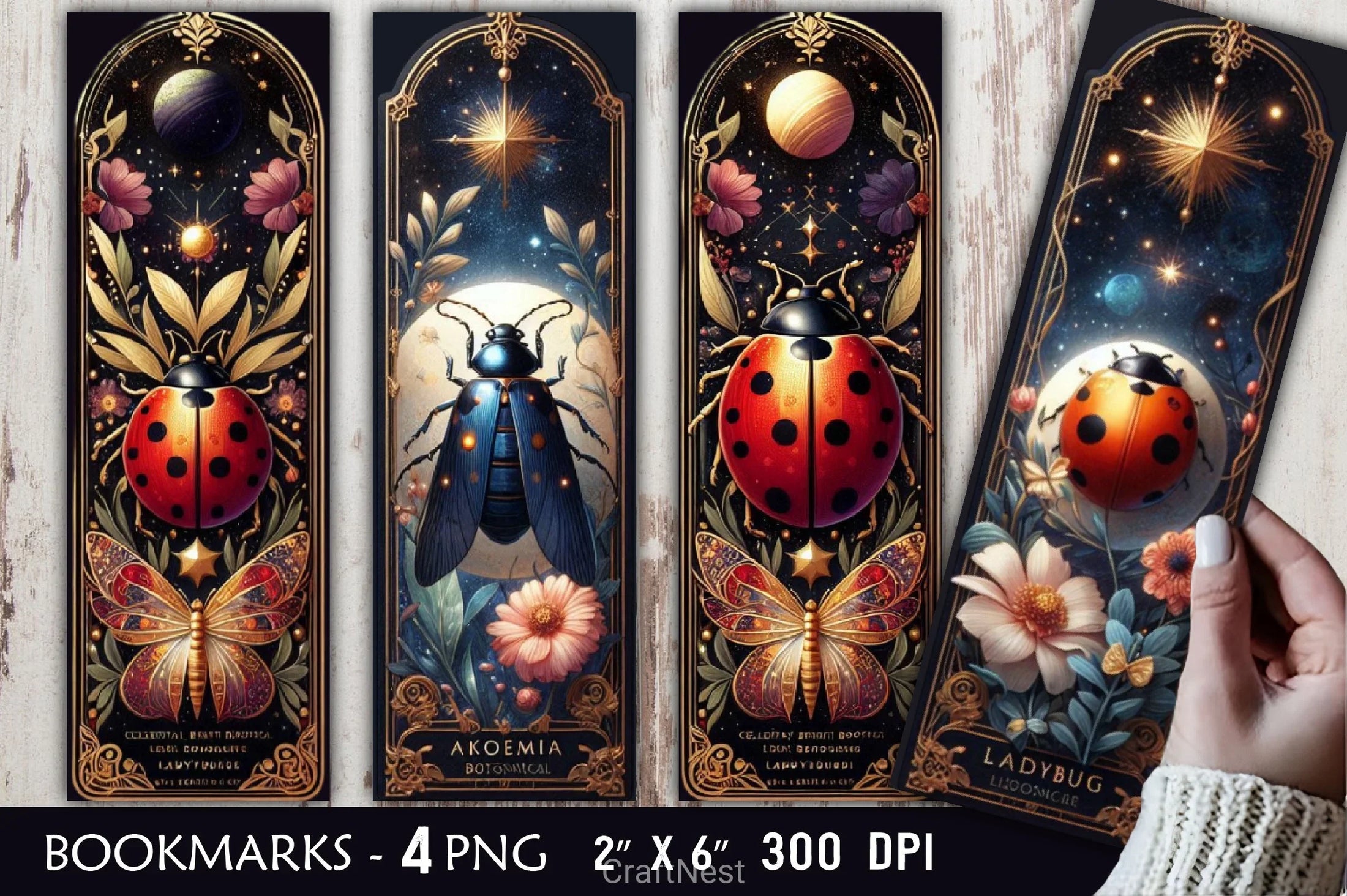 Art Nouveau Junk Journal Pages