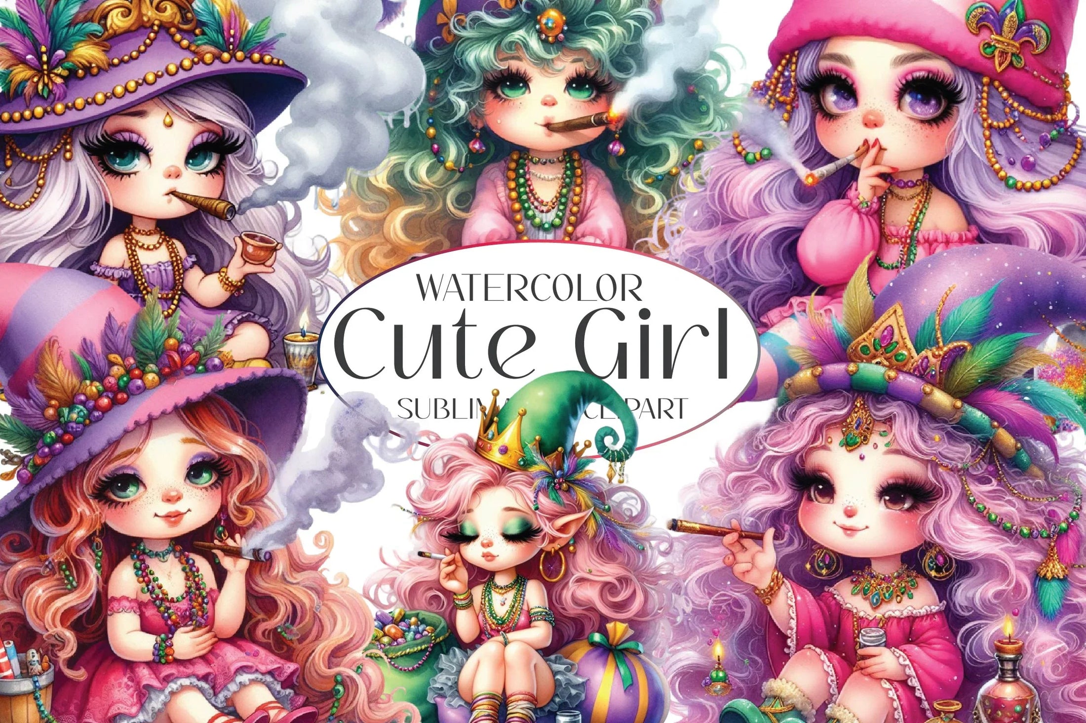 Art Nouveau Junk Journal Pages