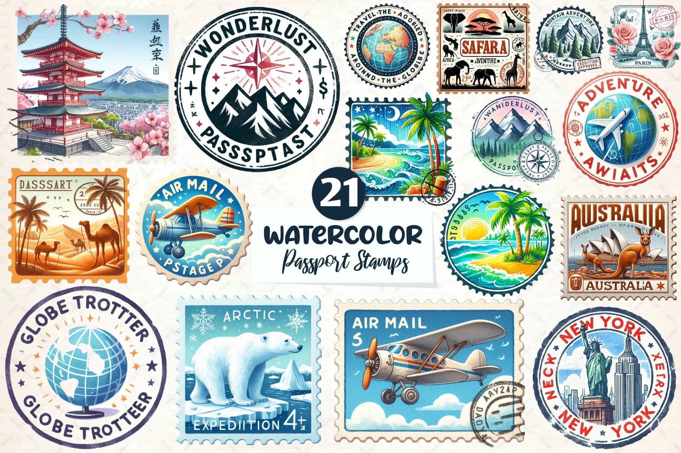 Art Nouveau Junk Journal Pages