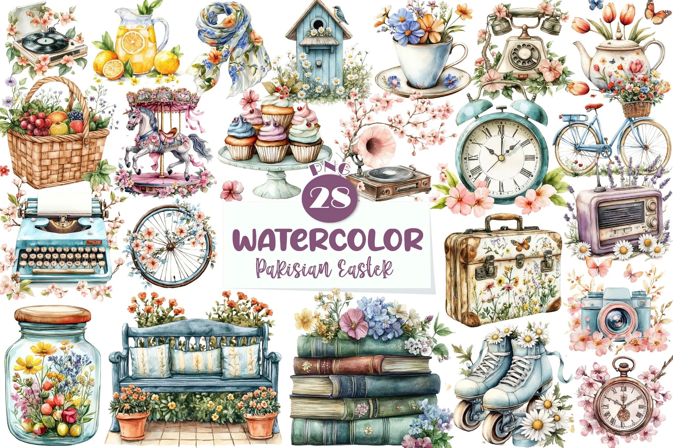 Art Nouveau Junk Journal Pages