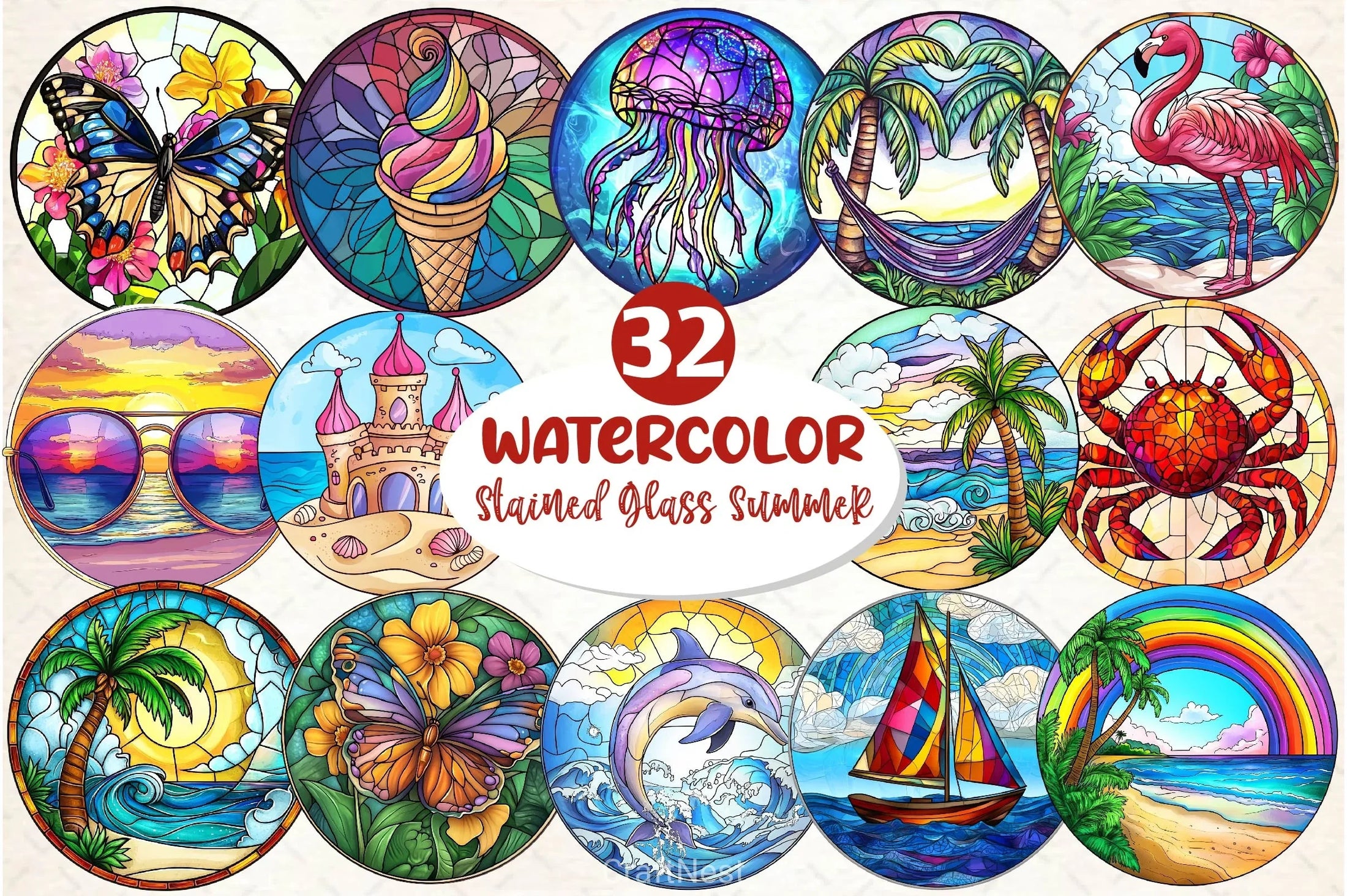 Art Nouveau Junk Journal Pages