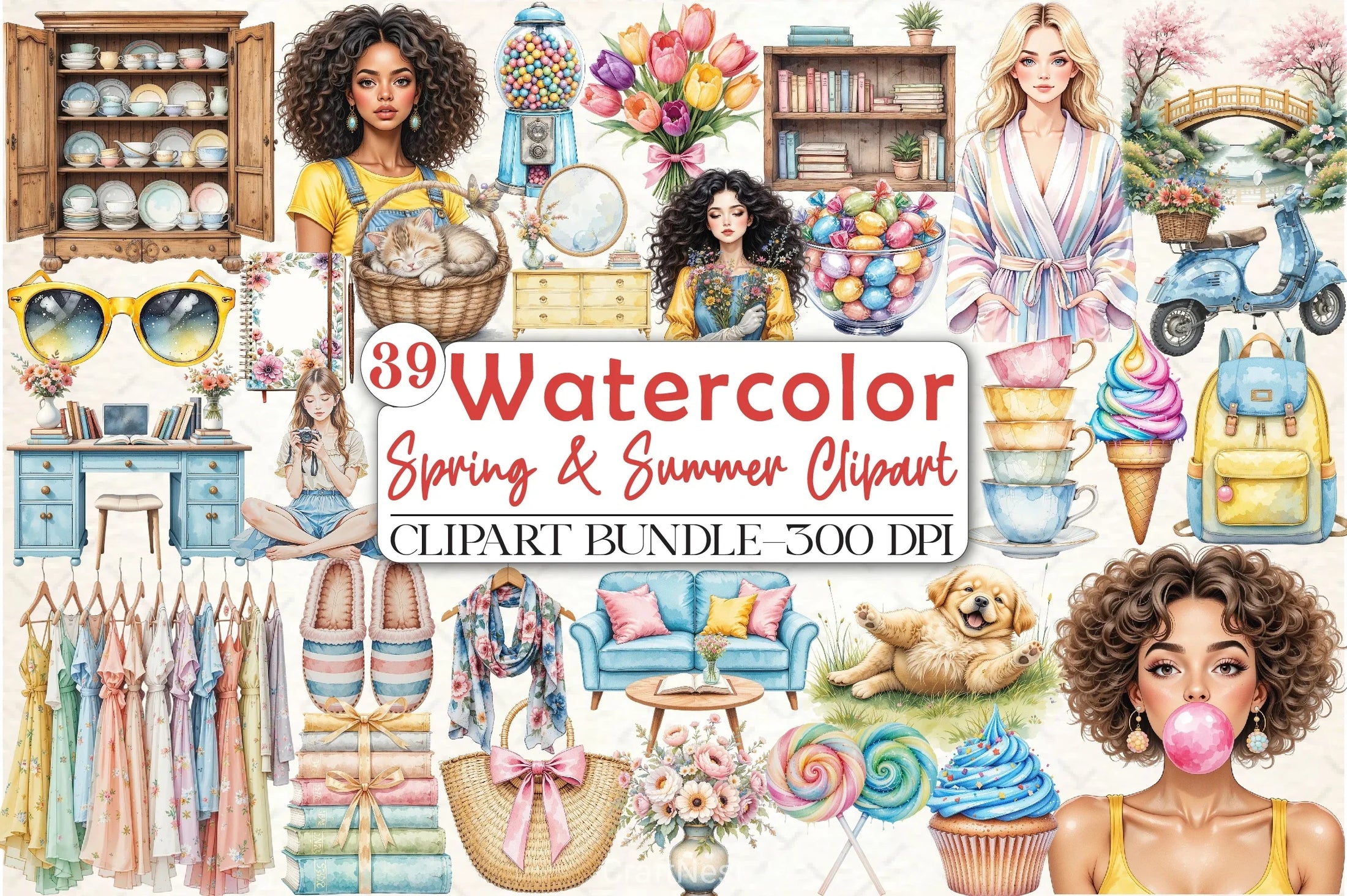 Art Nouveau Junk Journal Pages