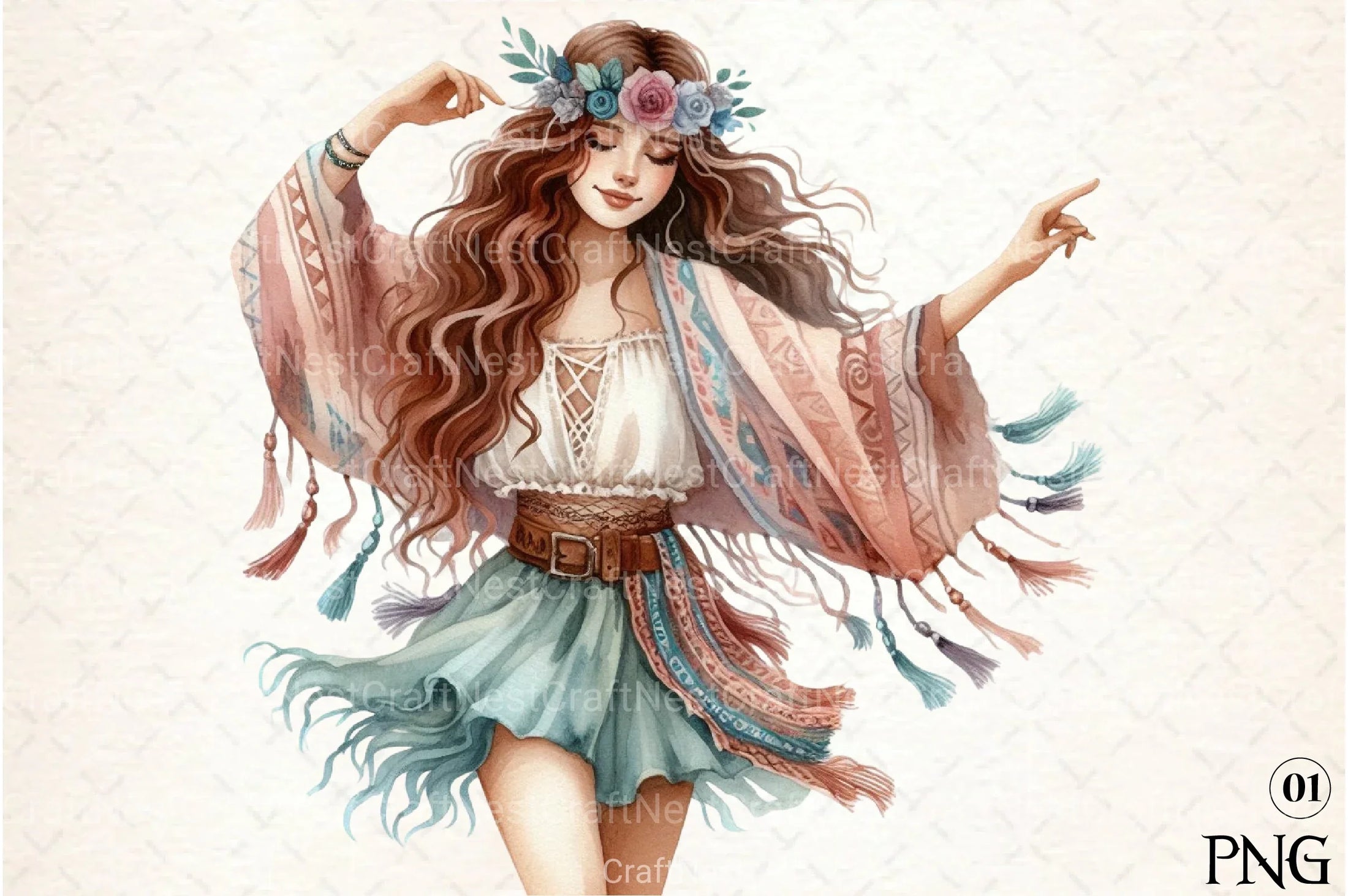 Art Nouveau Junk Journal Pages