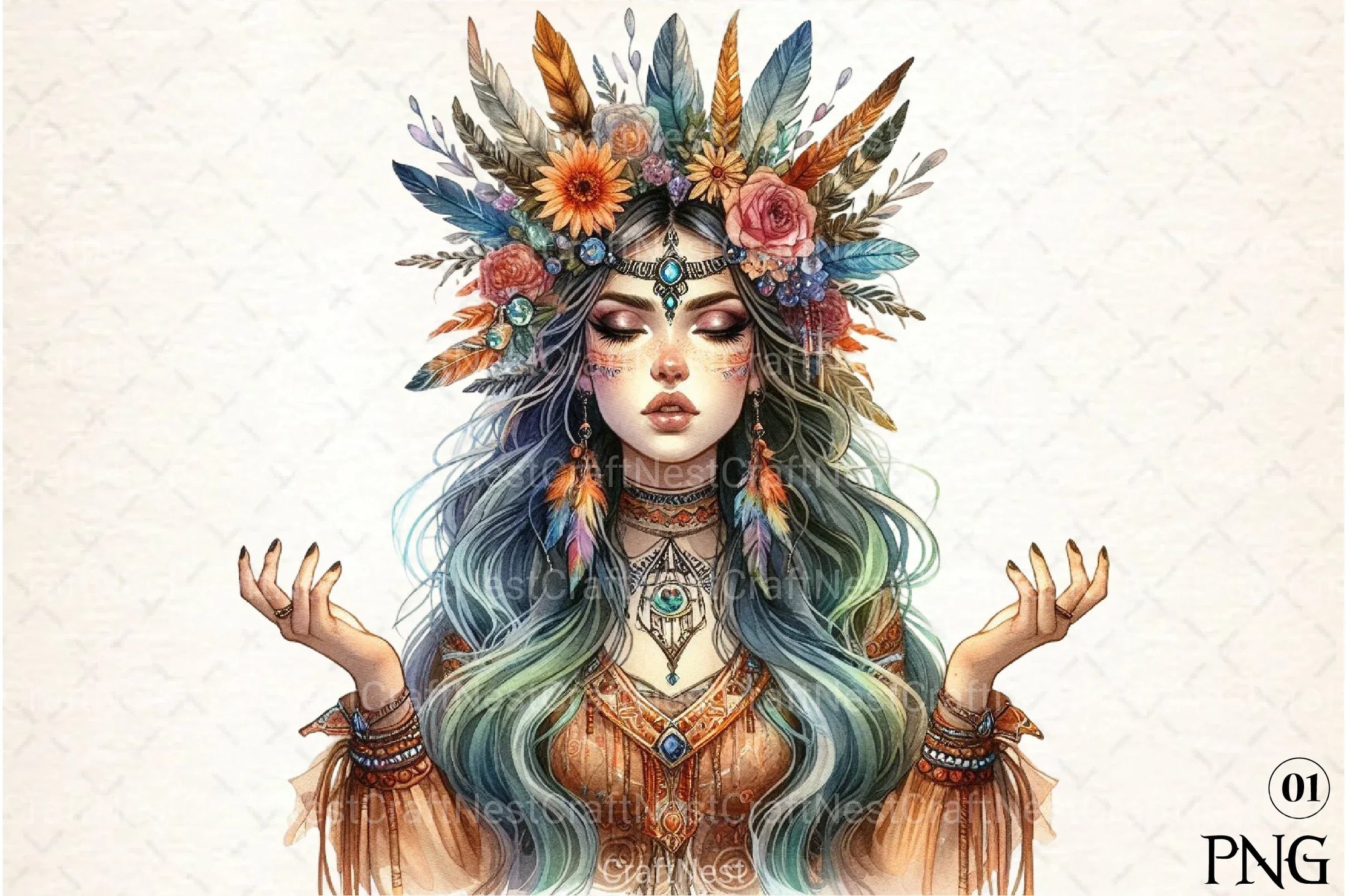 Art Nouveau Junk Journal Pages