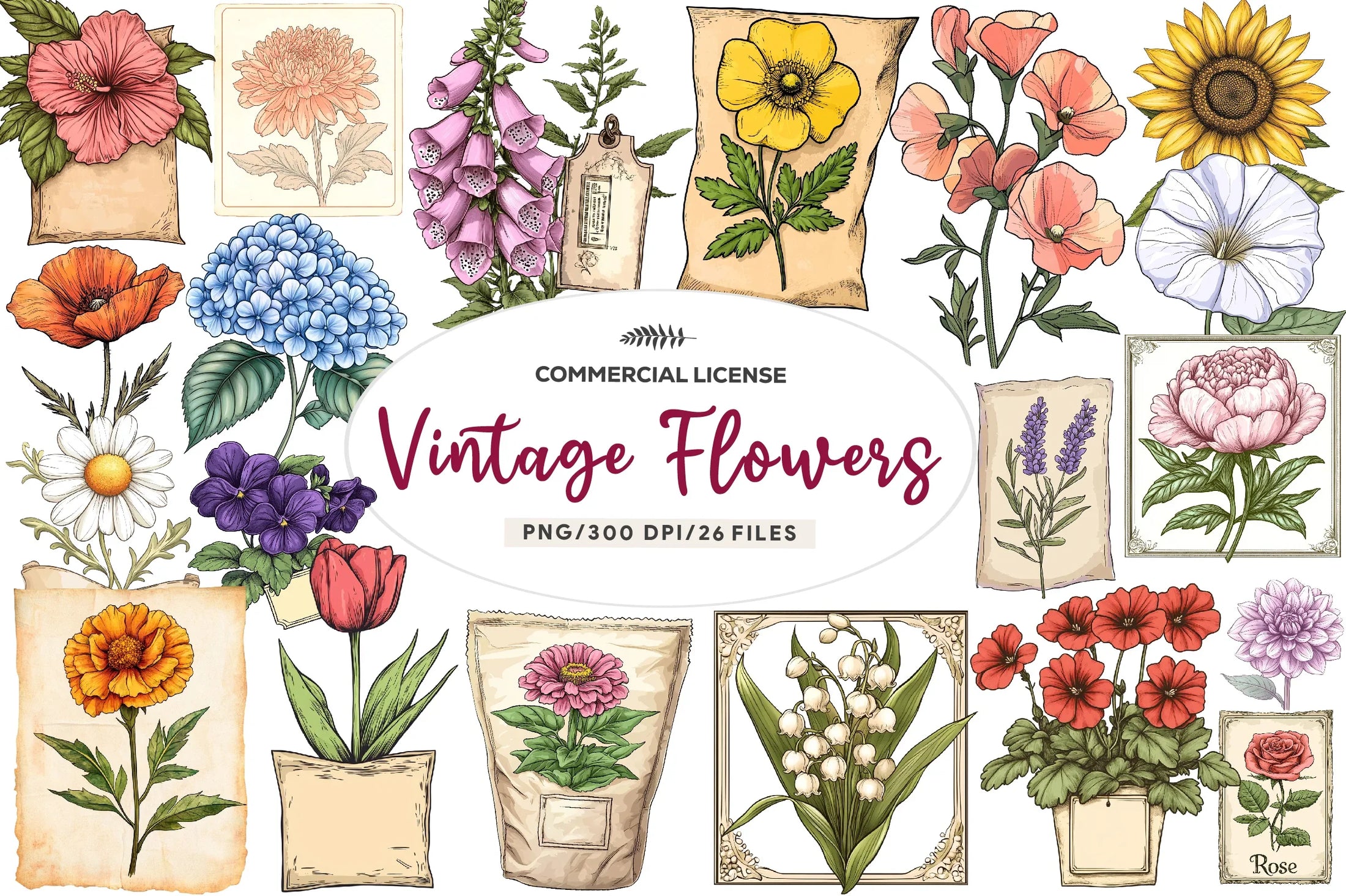 Art Nouveau Junk Journal Pages